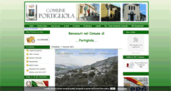 Desktop Screenshot of comune.portigliola.rc.it