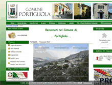 Tablet Screenshot of comune.portigliola.rc.it